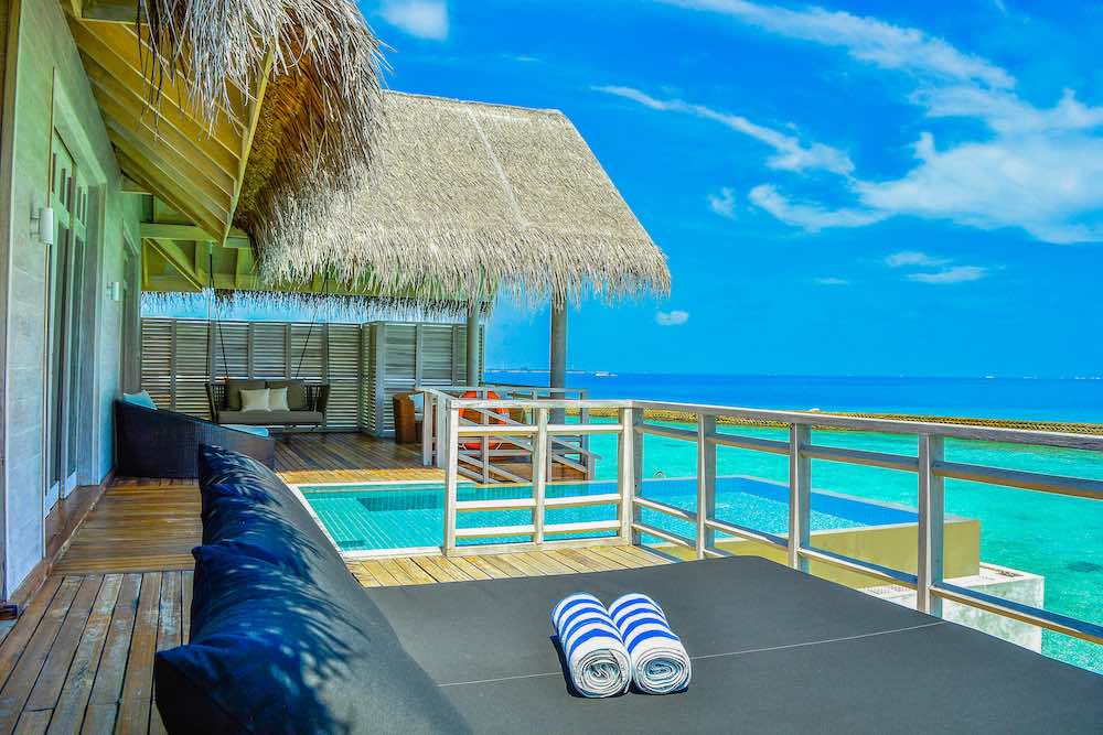 Overwater Suite with Private Pool at NH Maldives Kuda Rah Resort, view 8
